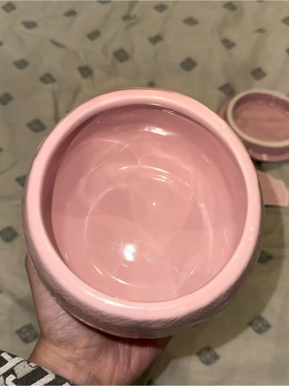 Pink Mummy Halloween Sugar Pot